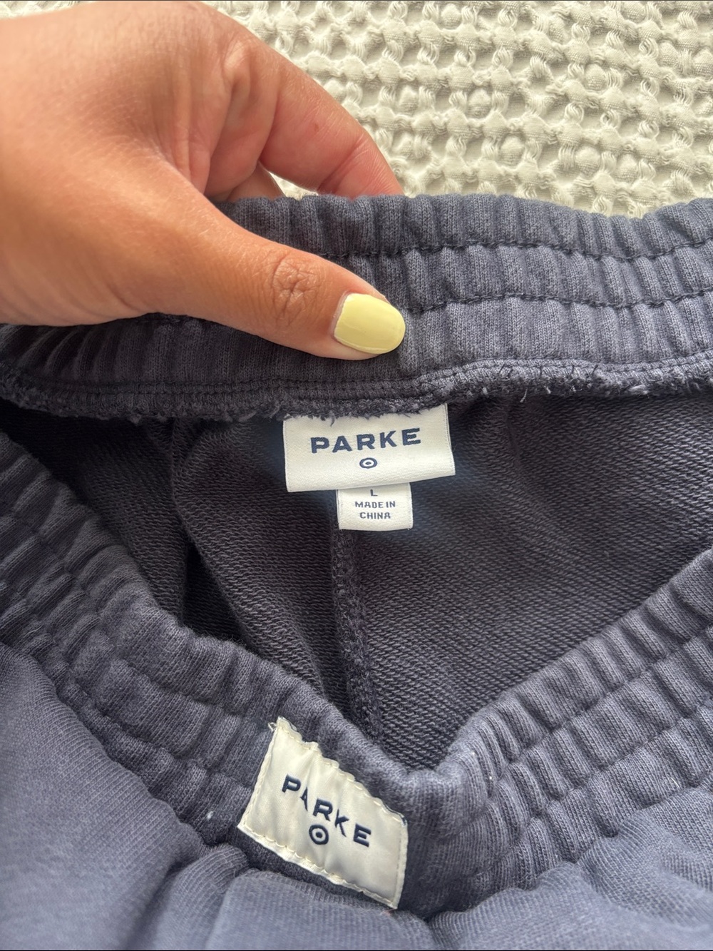 Parke x Target High-Rise Boxer Sweatpants - Picture 3 of 5